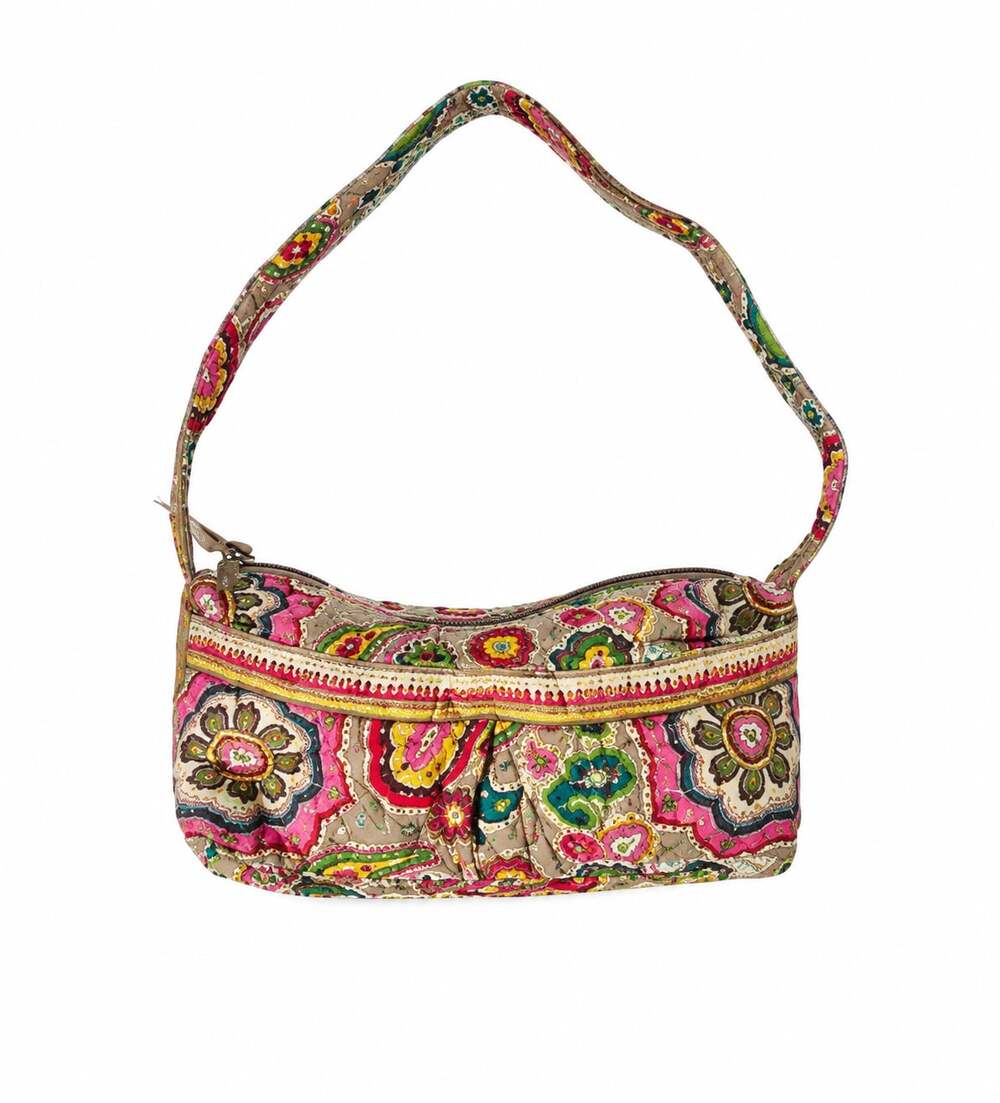 Boho Vera Bradley Quilted Floral Paisley Shoulder Bag